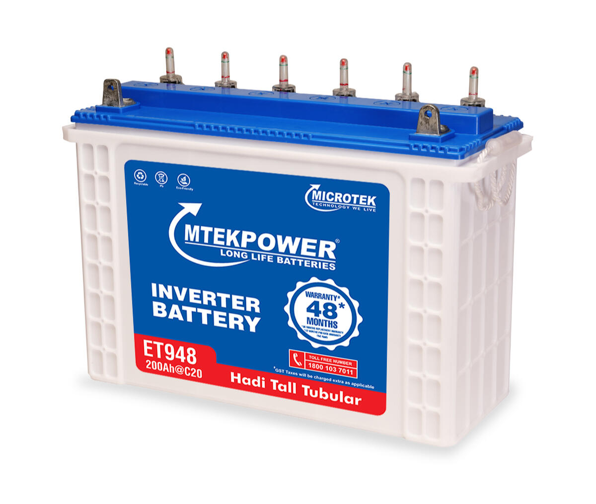 Battery bank wired for UPS backup